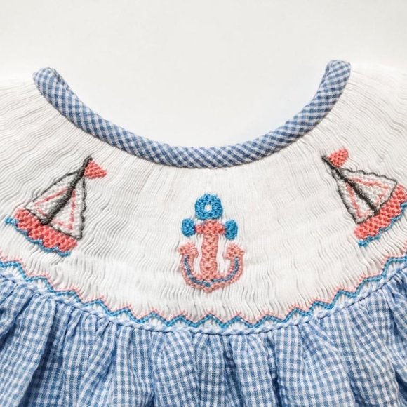 Sailboat Smock Dress